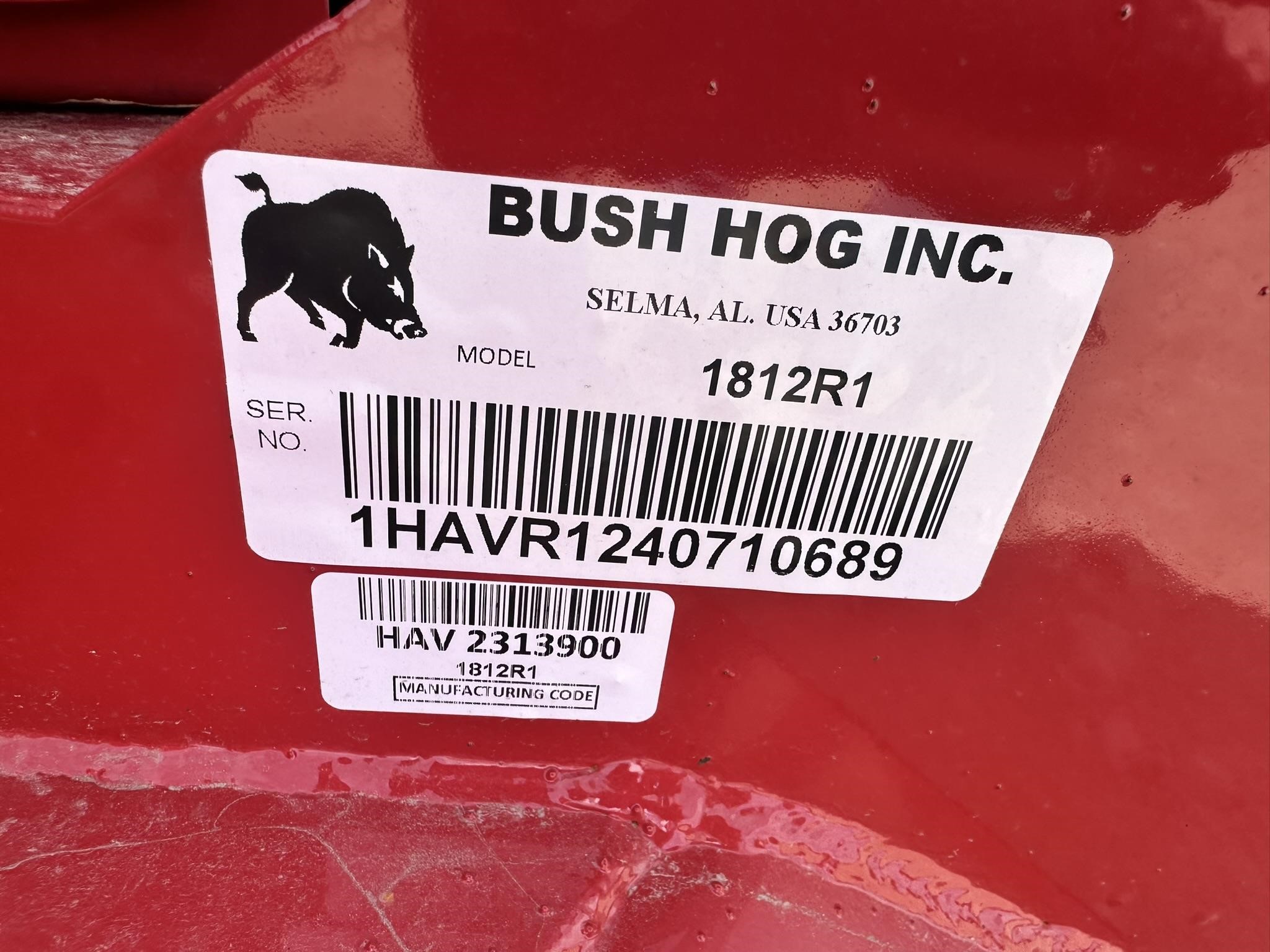 2024 Bush Hog 1812