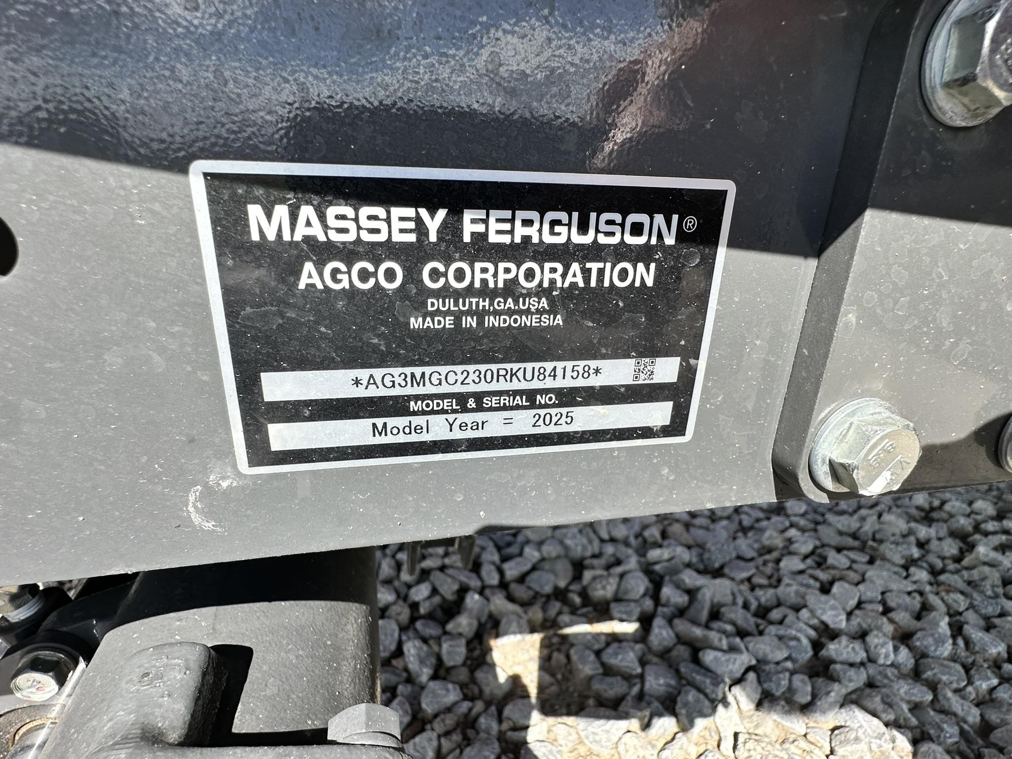 2025 Massey Ferguson 1GC.23