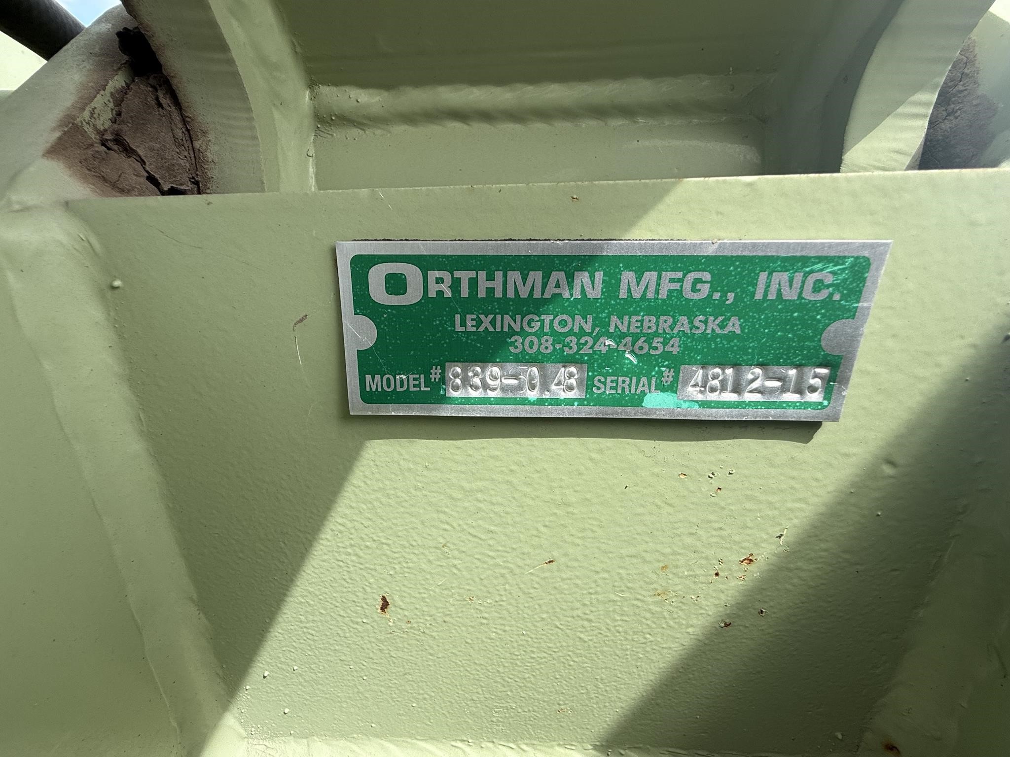 2015 Orthman 1TRIPR