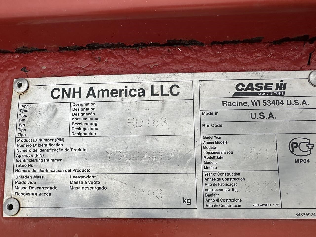 2014 Case Ih WD2303