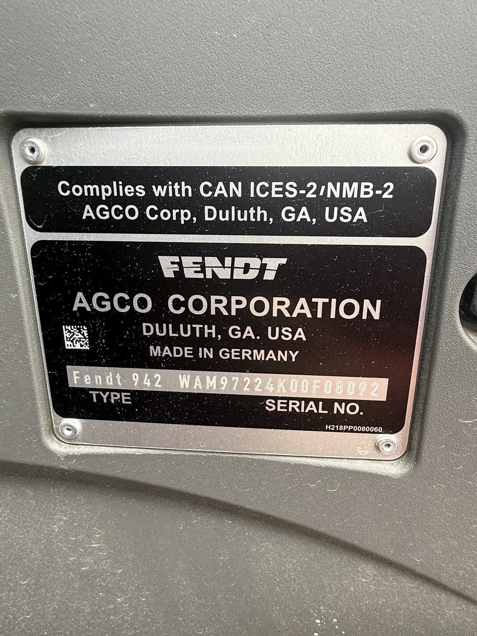 2026 Fendt 942 VARIO